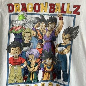 Dragon Ball Z Shirt Short Sleeve T-Shirt Goku Action Sci-Fi Anime Size Medium